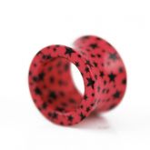 Alargadores - Flesh Tube Acrílico com Logo - Estrelas - Rosa