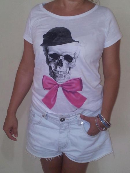 T-shirt Lady Skull